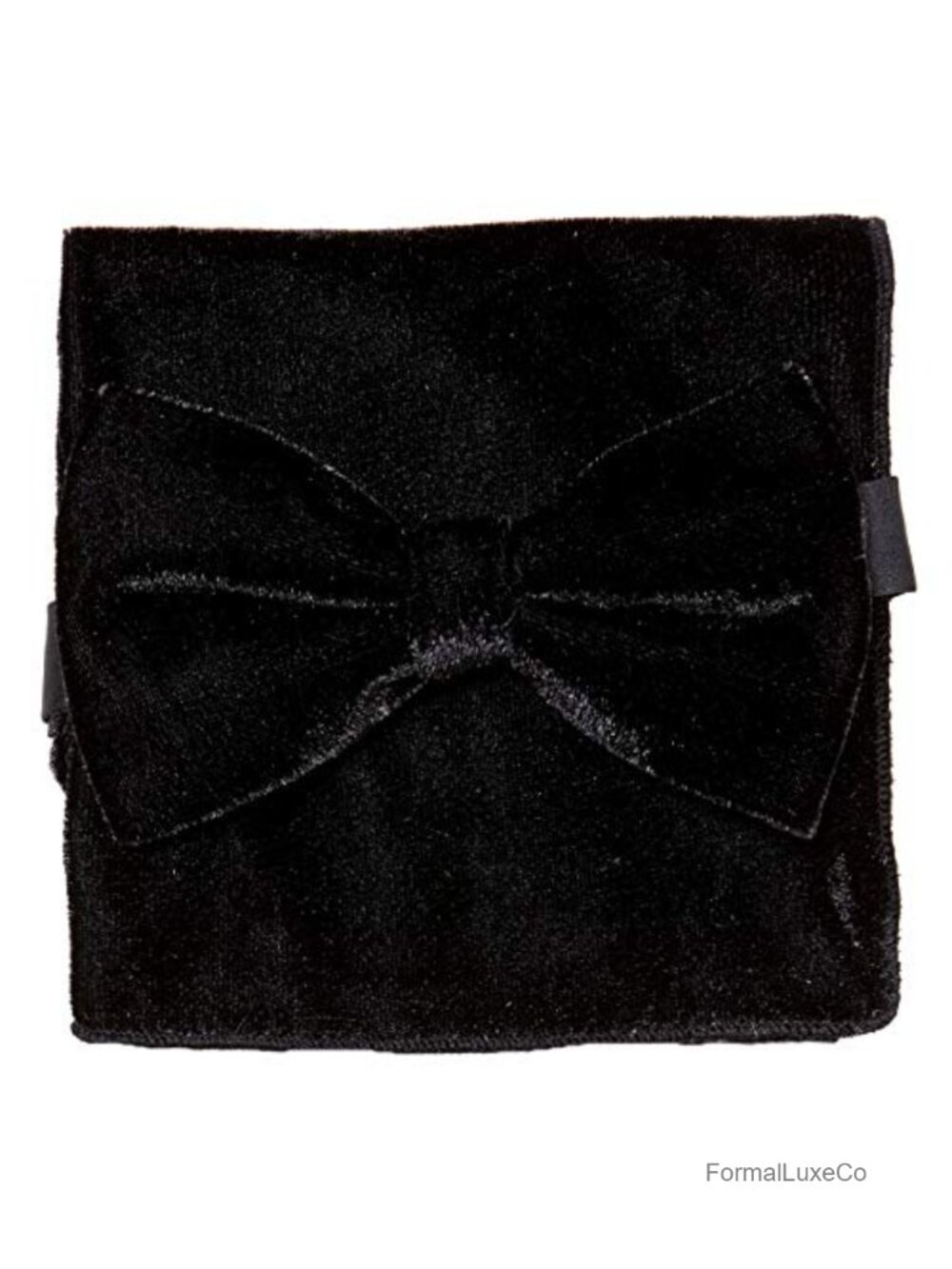 Pre-Tied Velvet Bow Tie & Hanky Set, Formal Wedding Tuxedo Accessory